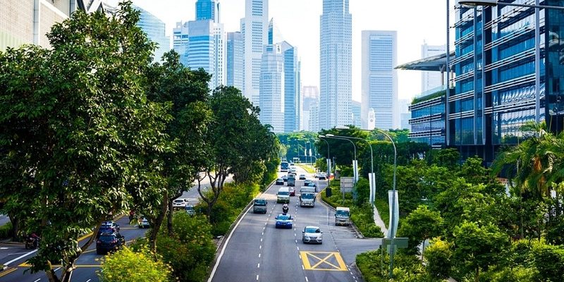 Không khí thoáng mát ở Singapore