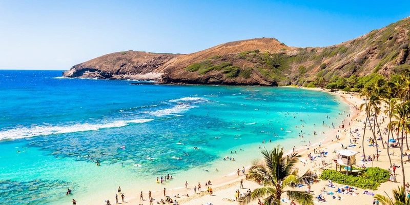 Bãi biển Hanauma Bay tại Hawaii