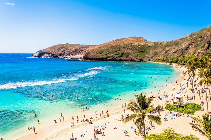 Bãi biển Hanauma Bay tại Hawaii